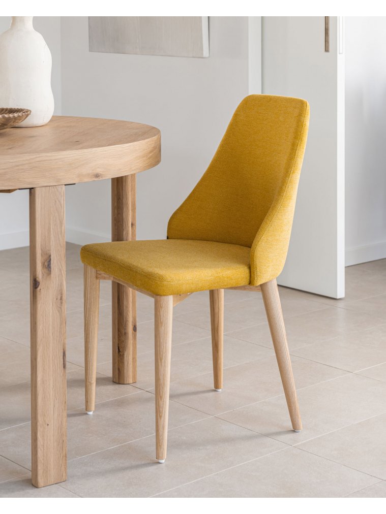 Деревянный стул Rosie горчичный