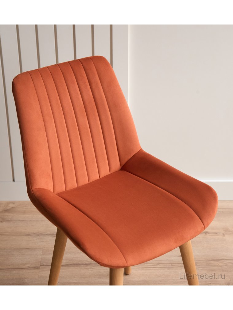 Деревянный стул Седа 360 терракотовый (zd 432) / светлое дерево