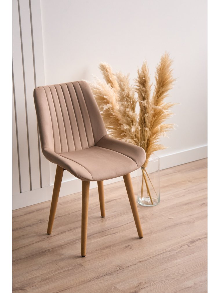 Деревянный стул Седа бежевый (zd 210) / светлое дерево