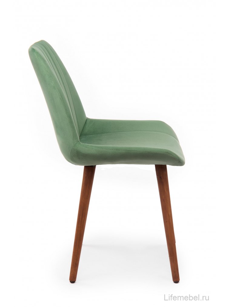 Деревянный стул Седа фисташковый (zd 651) / темное дерево