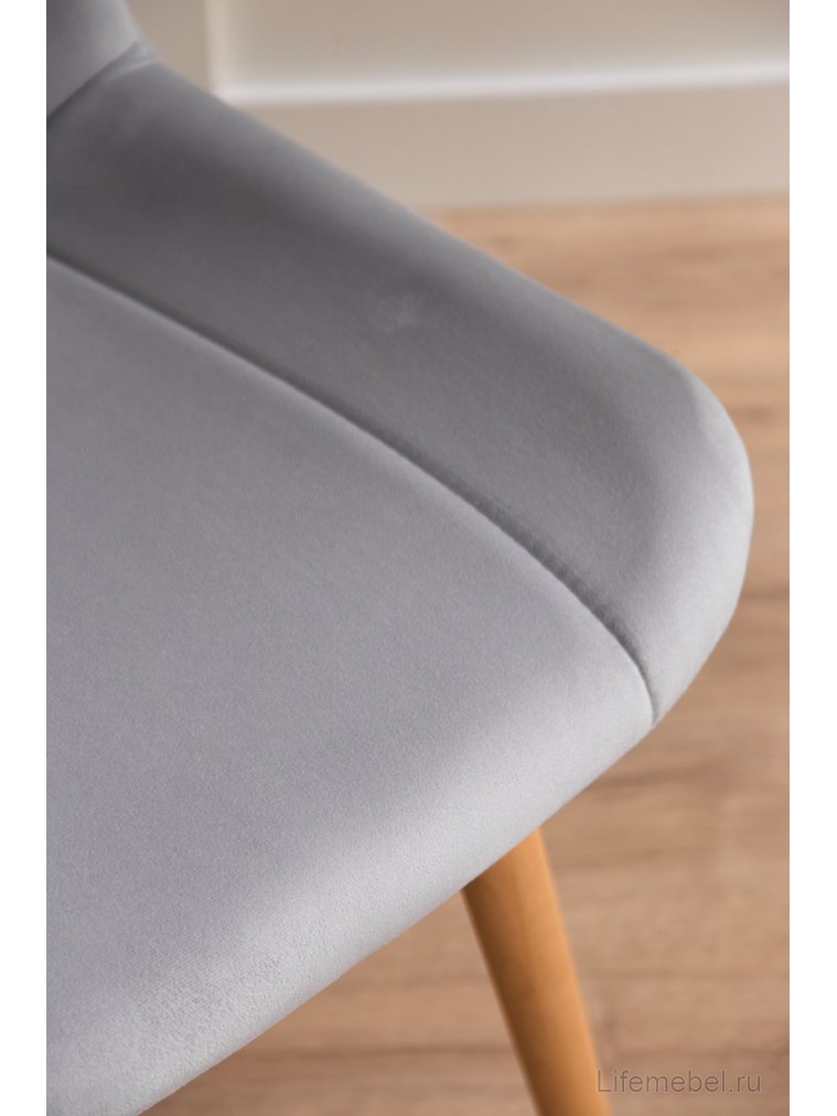 Деревянный стул Седа светло-серый (zd 960) / светлое дерево