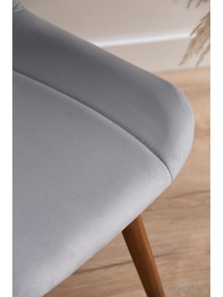 Деревянный стул Седа светло-серый (zd 960) / темное дерево