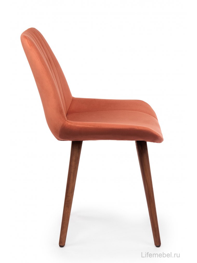 Деревянный стул Седа терракотовый (zd 432) / темное дерево