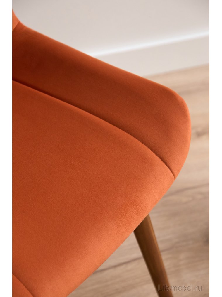 Деревянный стул Седа терракотовый (zd 432) / темное дерево