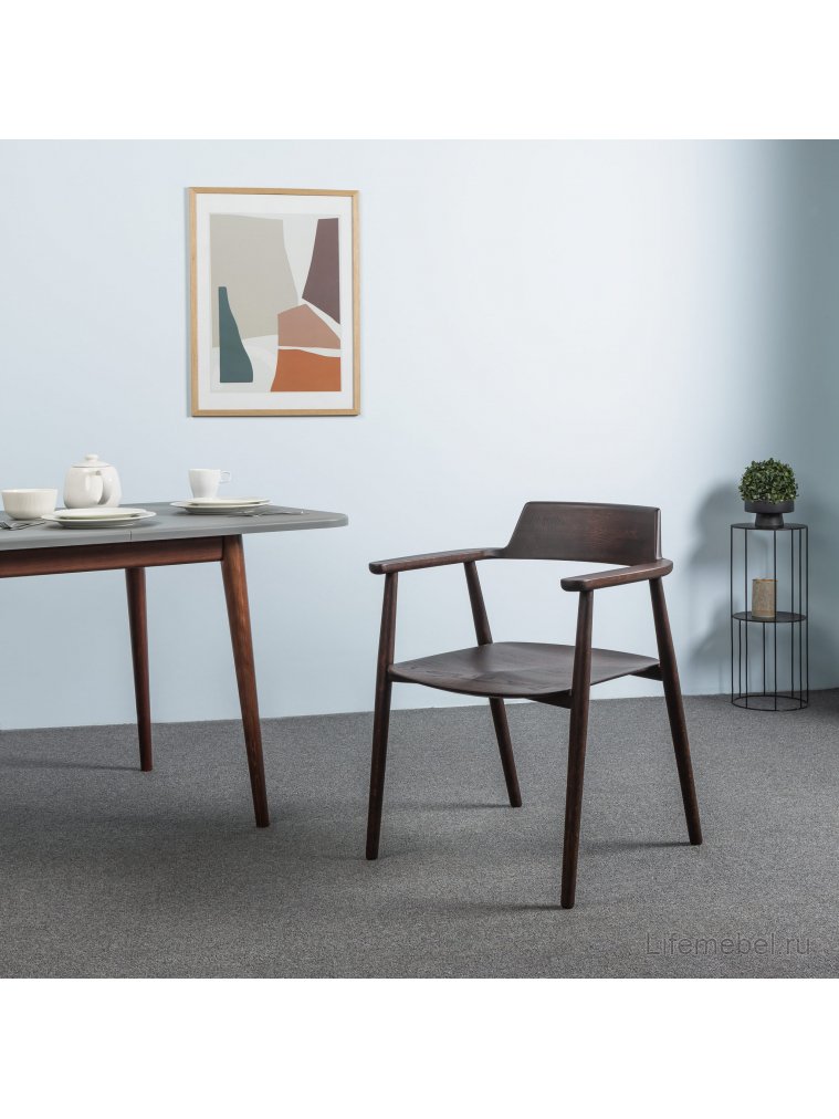 Деревянный стул Seoto темный дуб