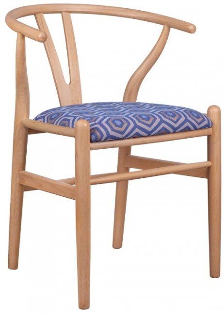 Деревянный стул Sling 5KS26575-RH синий