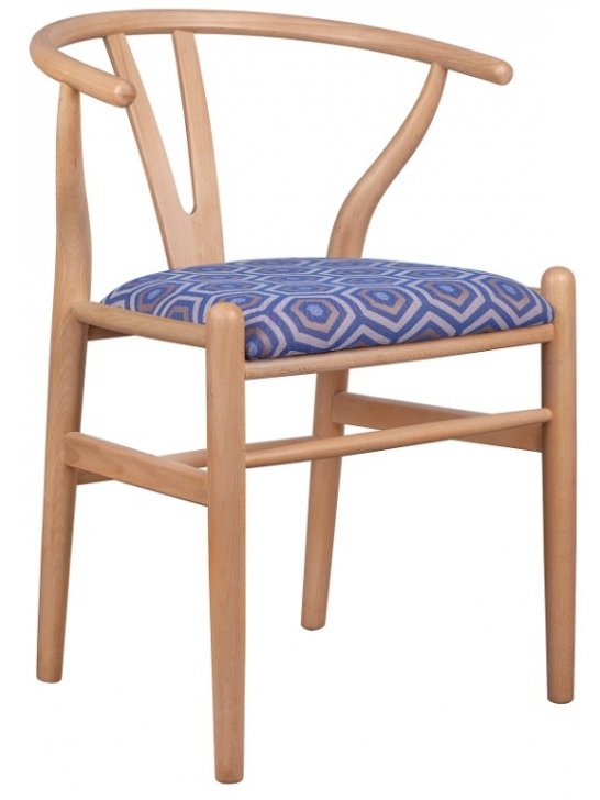 Деревянный стул Sling 5KS26575-RH синий