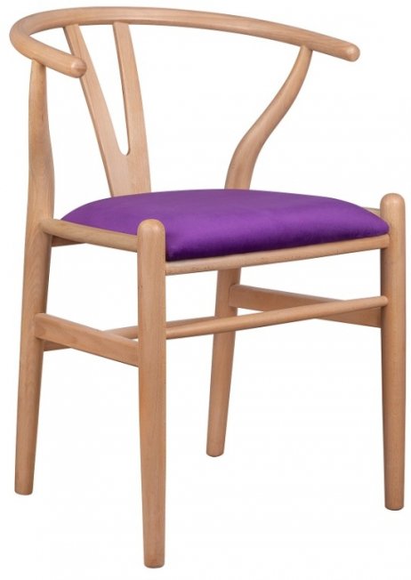 Деревянный стул Sling 5KS26575-V2 фиолетовый