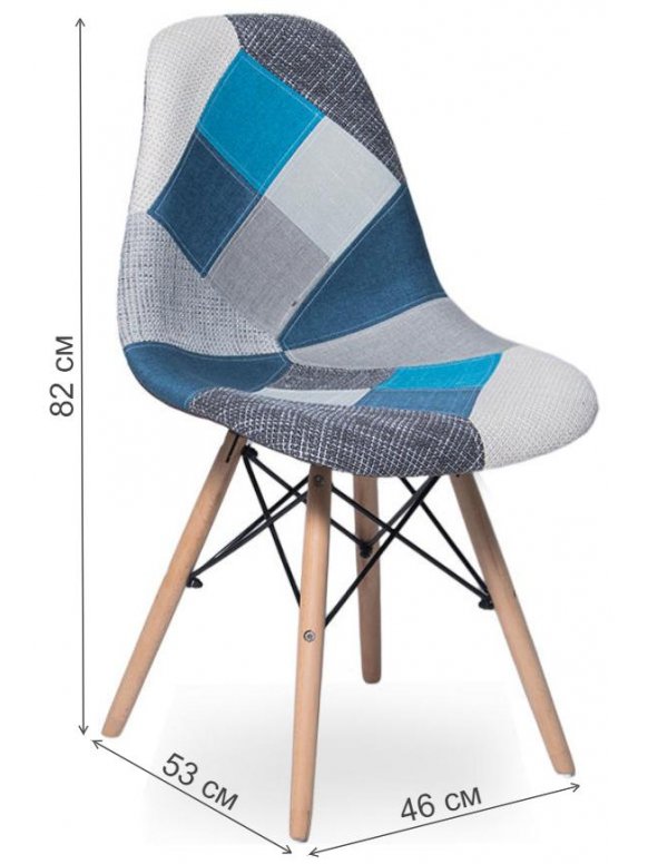 Деревянный стул SN-825 ткань fabric №4 / beech