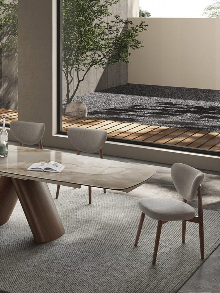 Деревянный стул Tods 3 бежевый