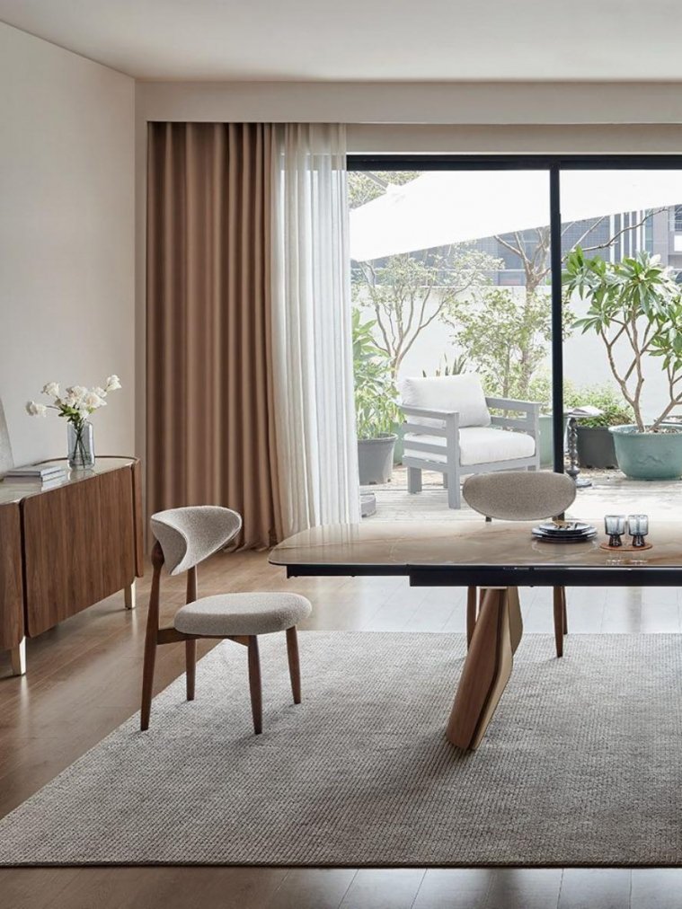 Деревянный стул Tods 4 бежевый