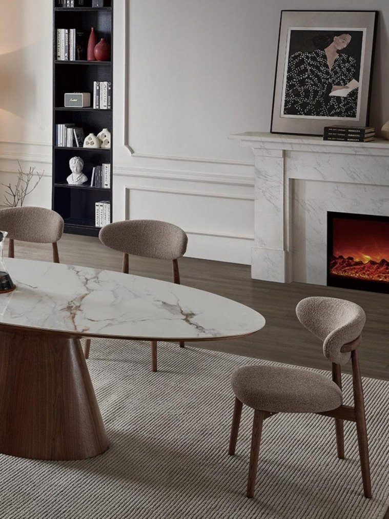 Деревянный стул Tods бежевый