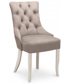 Деревянный стул Венеция Elza (Эльза) 13 / слоновая кость / серебро