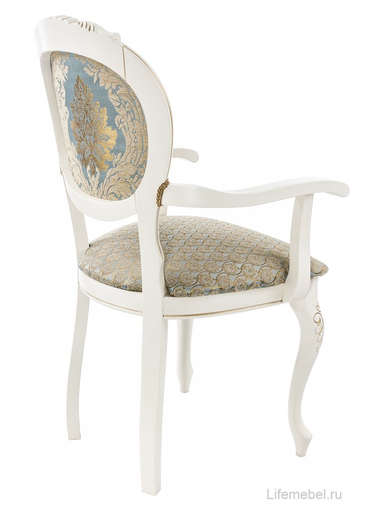 Кресло Adriano 2 молочный / патина