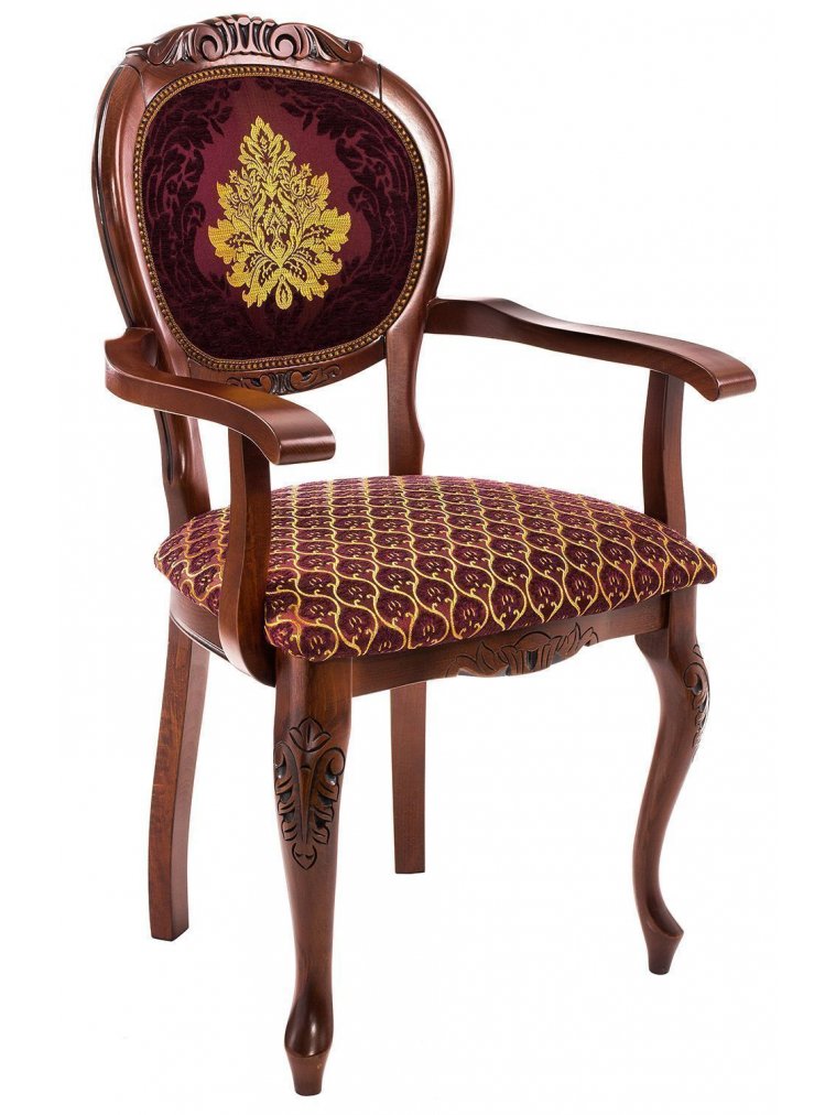 Кресло Adriano 2 вишня с патиной