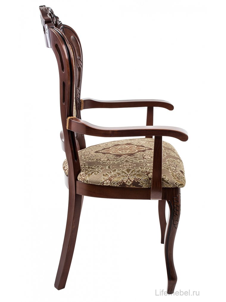 Кресло Bronte вишня с патиной