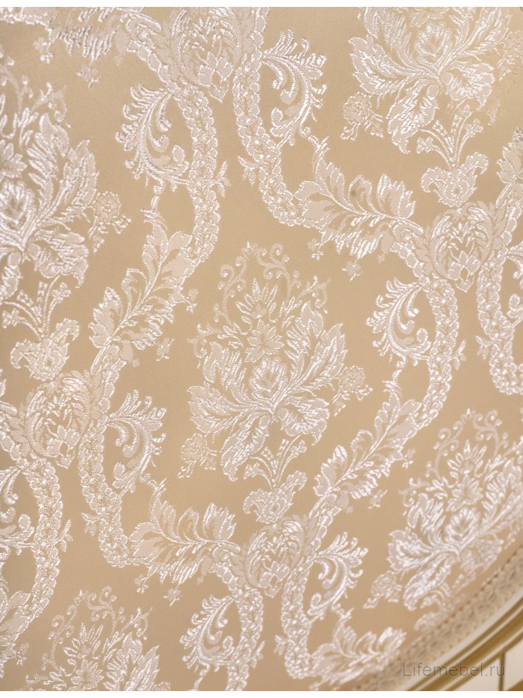 Кресло Данте молочный / золотая патина