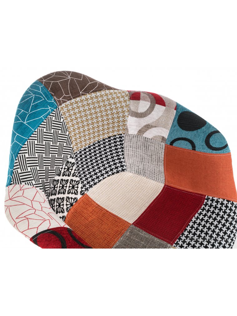 Кресло Multicolor fabric / wood