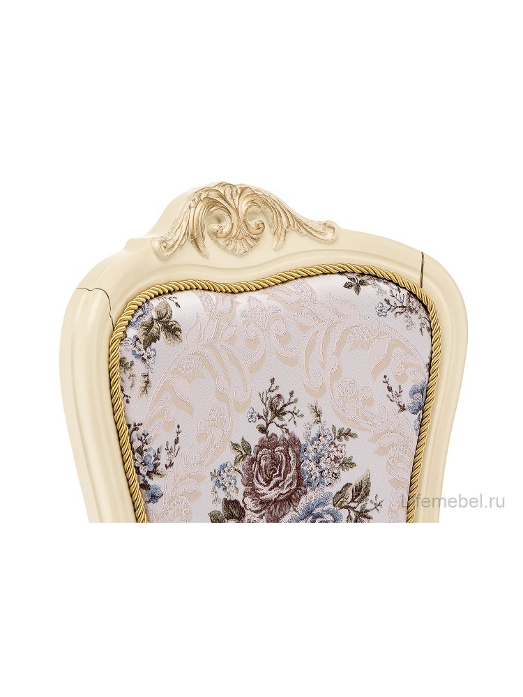 Кресло Руджеро патина золото / молочный