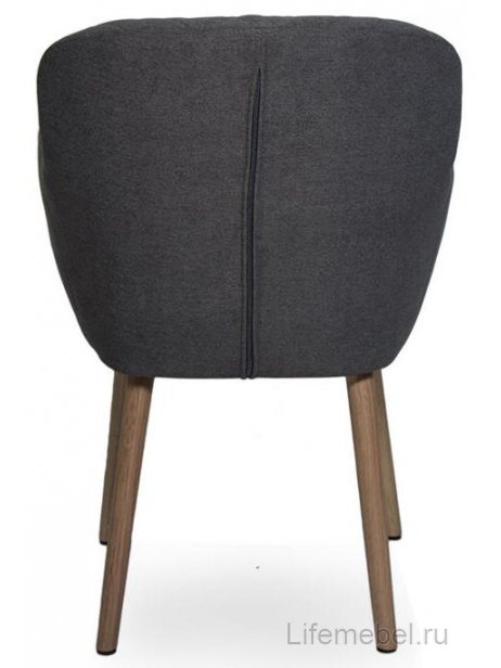 Кресло D5 dark grey miss 58 / oak