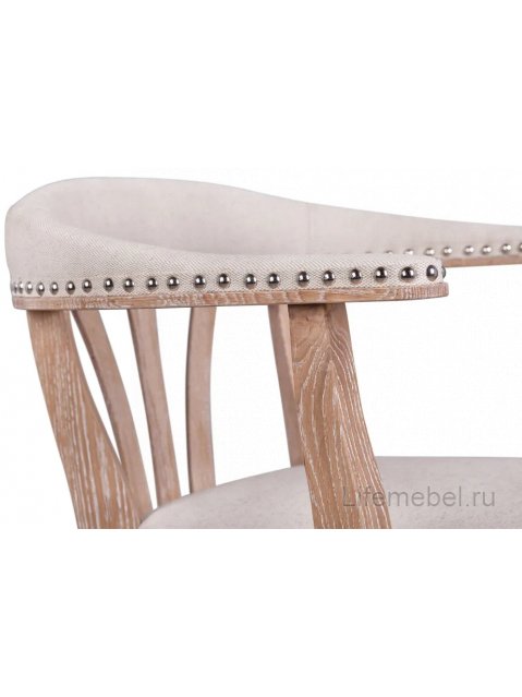 Мягкий стул с подлокотниками Tanner Beige