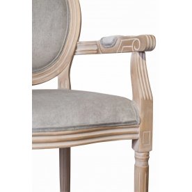 Мягкий стул с подлокотниками Volker Arm Grey