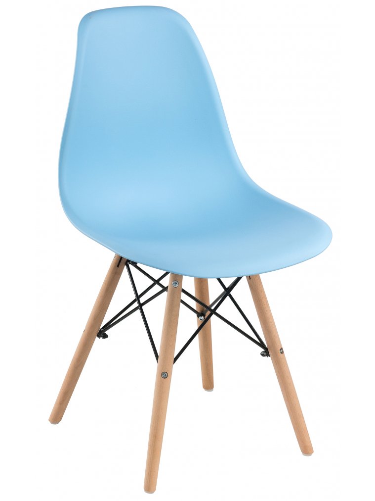 Пластиковый стул Eames PC-015 blue