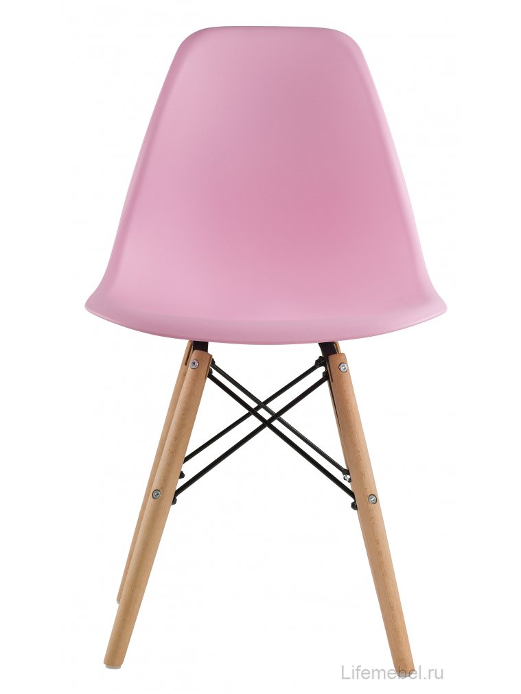 Пластиковый стул Eames PC-015 light pink
