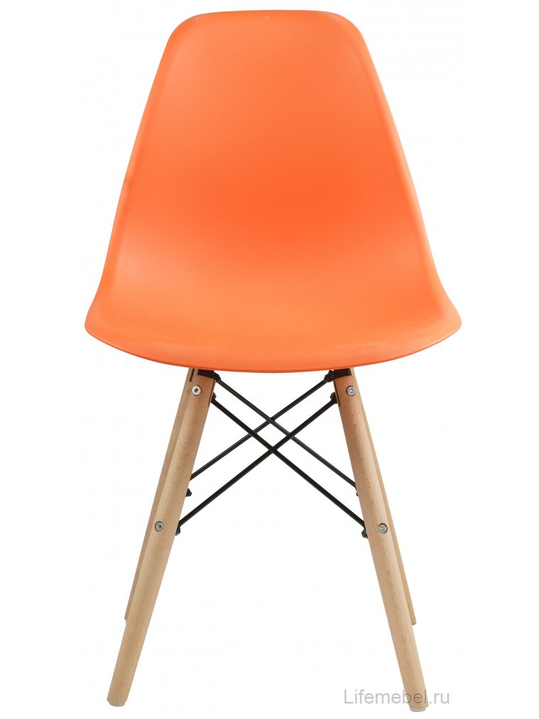 Пластиковый стул Eames PC-015 orange