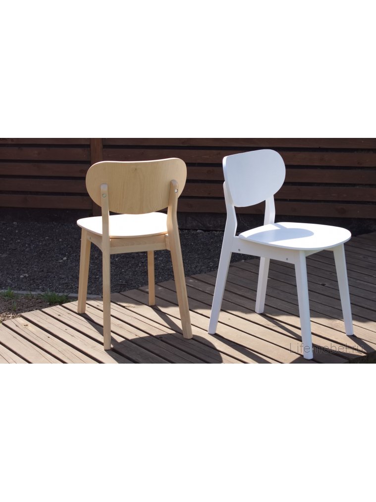 Деревянный стул Блюм белый