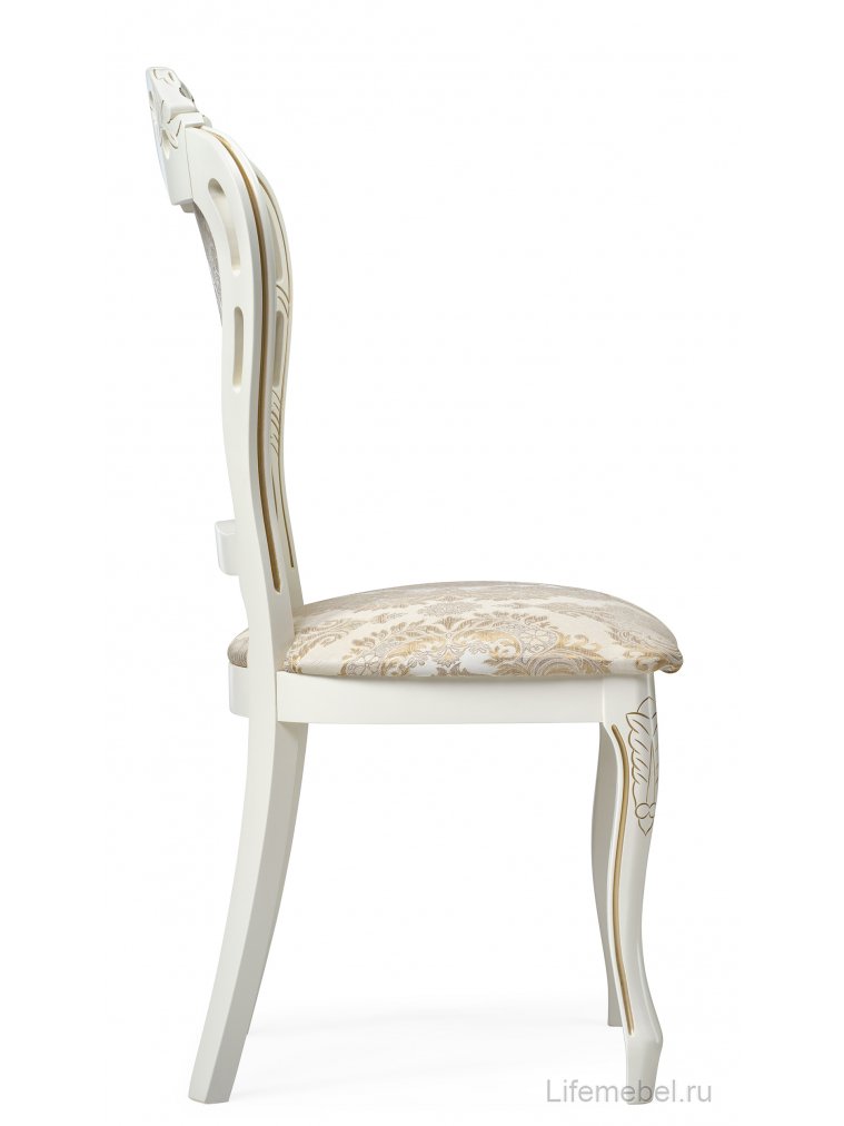 Стул Bronte молочный с патиной