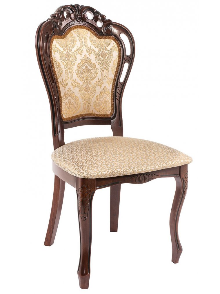 Стул Bronte вишня / бежевый с патиной