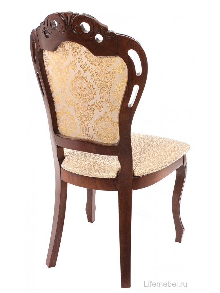 Стул Bronte вишня / бежевый с патиной