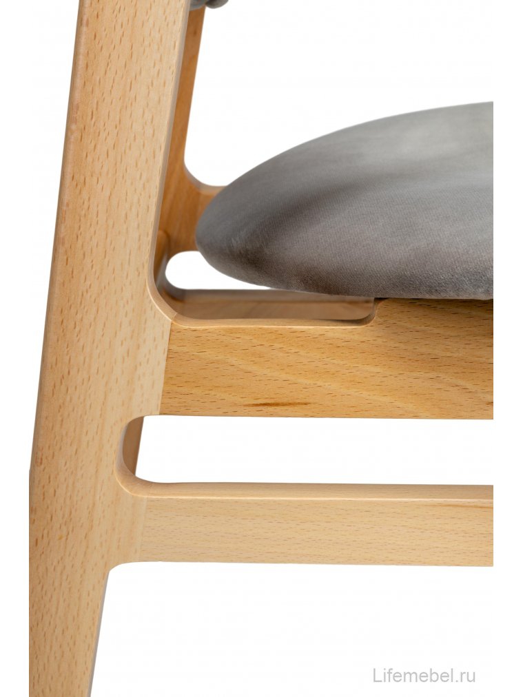 Деревянный стул Calipso heat gray / wood
