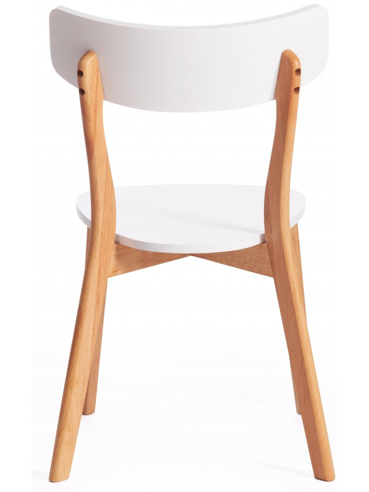 Деревянный стол Claire белый / натуральный