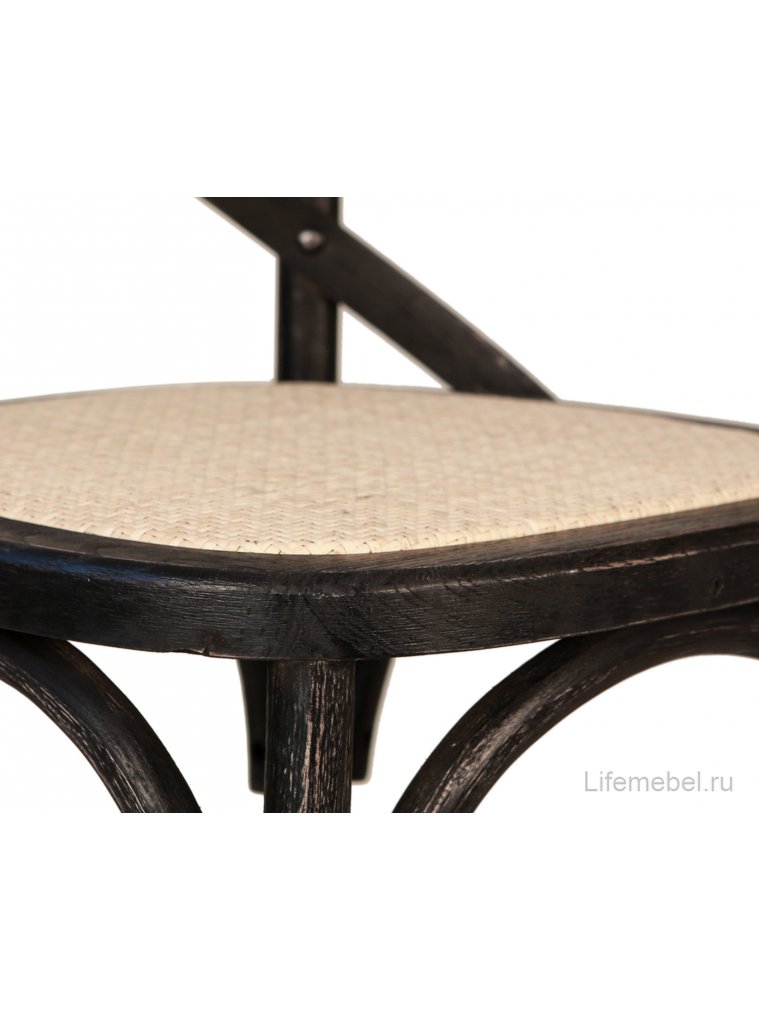 Стул Cross Back Black Brush