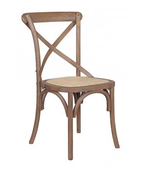Стул Cross Back Brown