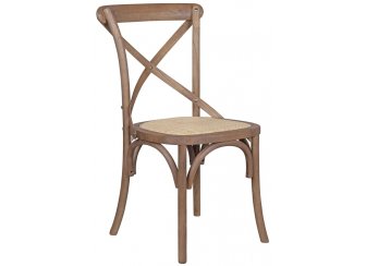 Стул Cross Back Brown