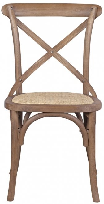 Стул Cross Back Brown