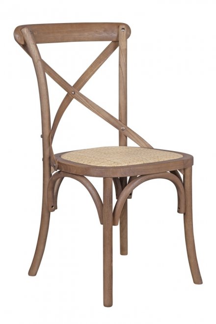 Стул Cross Back Brown