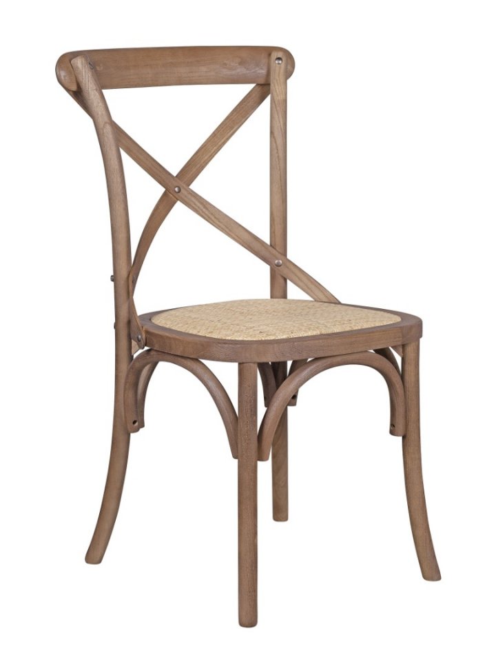 Стул Cross Back Brown