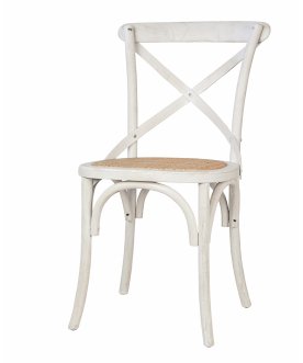 Стул Cross Back White Brush