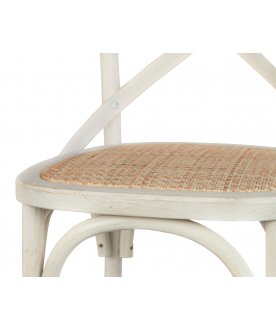 Стул Cross Back White Brush