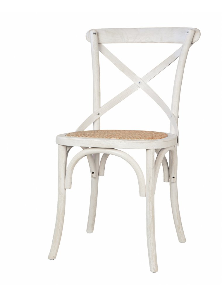 Стул Cross Back White Brush