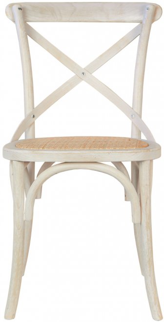 Стул Cross Back White Brush