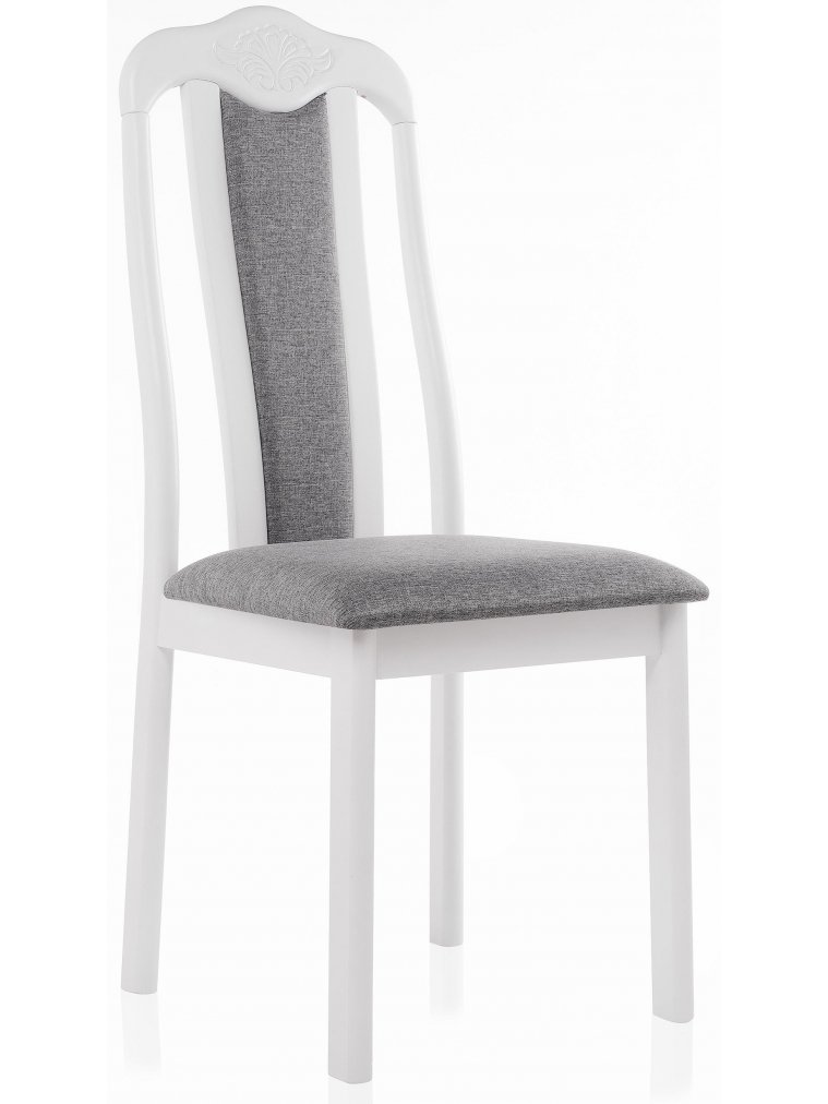 Стул деревянный Aron Soft white / light grey