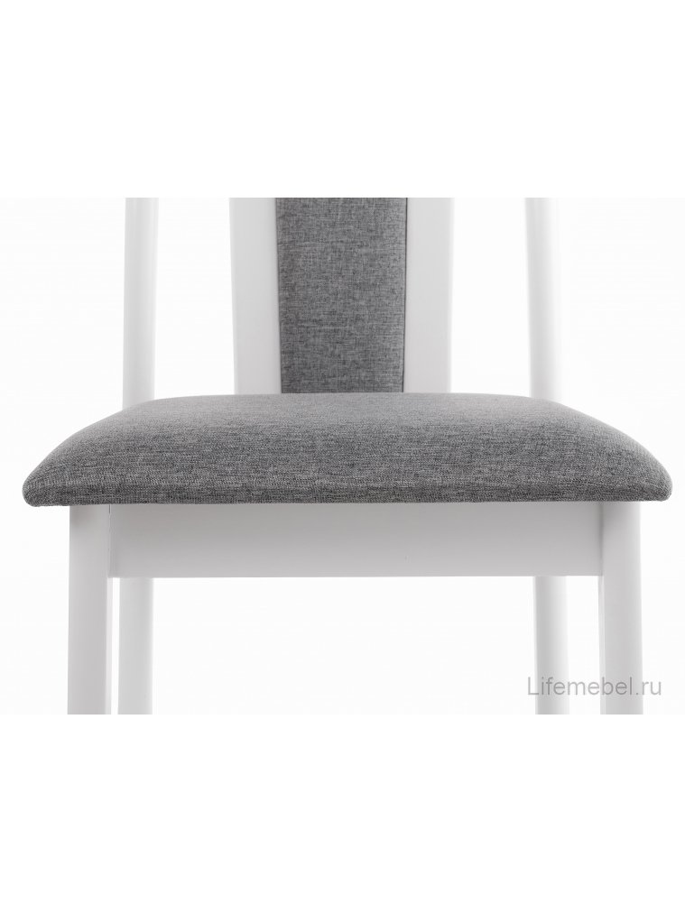 Стул деревянный Aron Soft white / light grey
