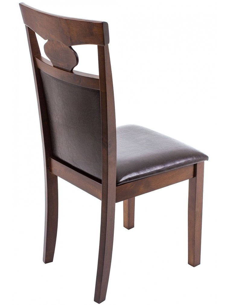 Стул деревянный Luiza dirty oak / dark brown