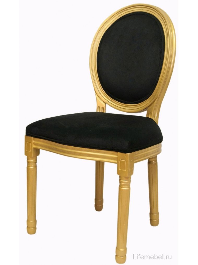 Стул деревянный Volker black gold