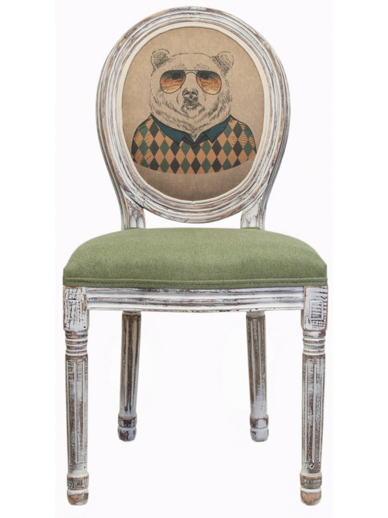 Стул деревянный Volker green bear